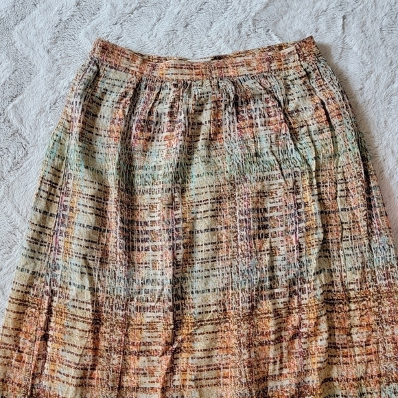 Suzie Winkle Paris Multicolor Side Button Long Skirt Size EU 34 - Picture 2 of 14